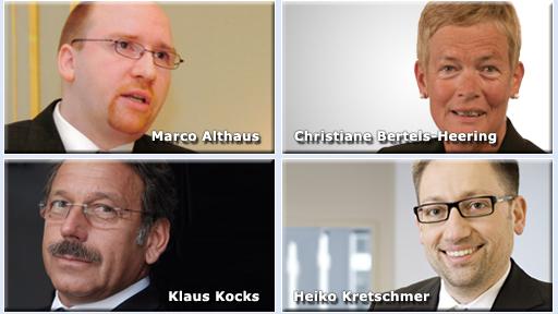 Marco Althaus, Christiane Bertels-Heering, Klaus Kocks, Heiko Kretschmer